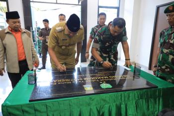 Panglima Kodam Jaya dan Wali Kota Bekasi Meresmikan Gedung Makodim 0507/Bekasi
